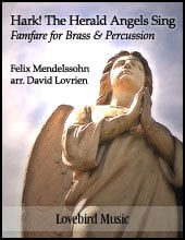 HARK THE HERALD ANGELS SING BRASS ENSEMBLE/PERC cover Thumbnail